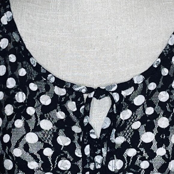 CHICO'S Bristol Lace Dot Top - Size XL - Picture 6 of 10